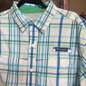 Columbia professional fishing gear men’s button down short sleeve